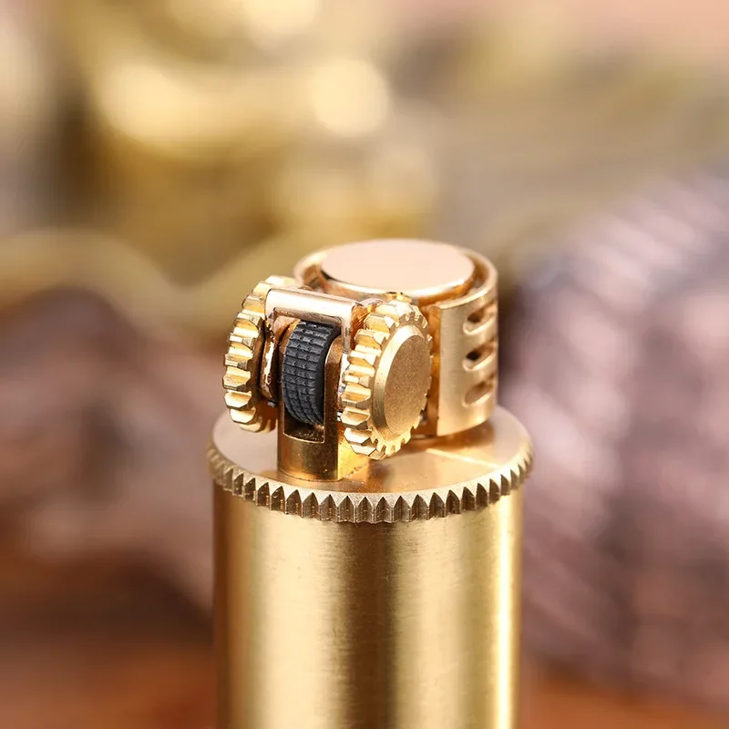 ZORRO Pure Copper Windproof Gasoline Petrol Lighter Flints Metal Mini Retro Unusual Kerosene Lighters Smoke Cigarette Lighter