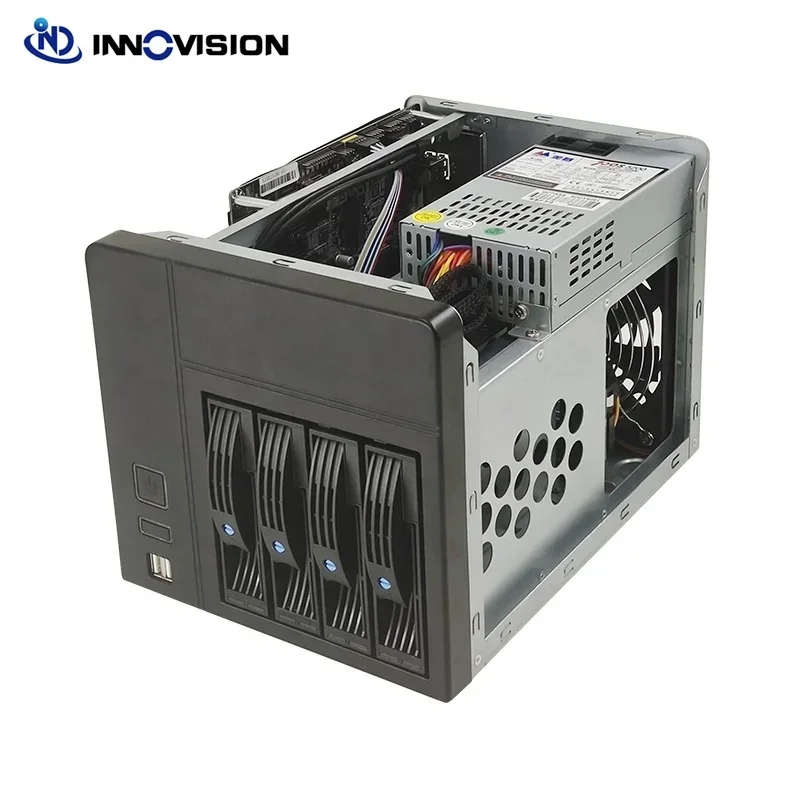 

Equipped N5095 i3 i5 i7 8th 9th processor nas ITX board NAS 4 bay NAS Storage server appliance