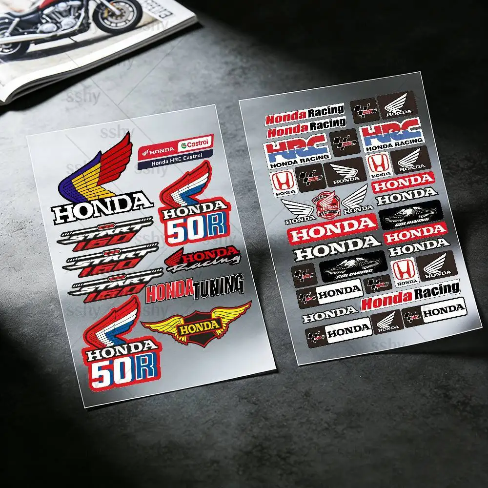 

For HONDA Reflective motorcycle stickers, 3M safety warning at night in the dark scooter helmets