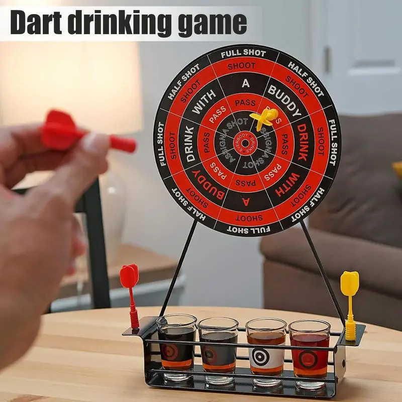 Drinking Dartboard Game Magnet Indoor Drinking Dartboard Toy Magnetic Dart Board Indoor Outdoor Game for Night Drinking Friends