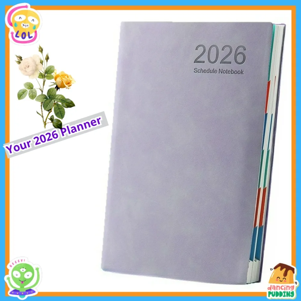 livro-de-planejador-2026-planejador-de-calendario-de-autodisciplina-layouts-de-planejador-semanal-e-mensal-organizador-diario-de-360-paginas-caderno-portatil