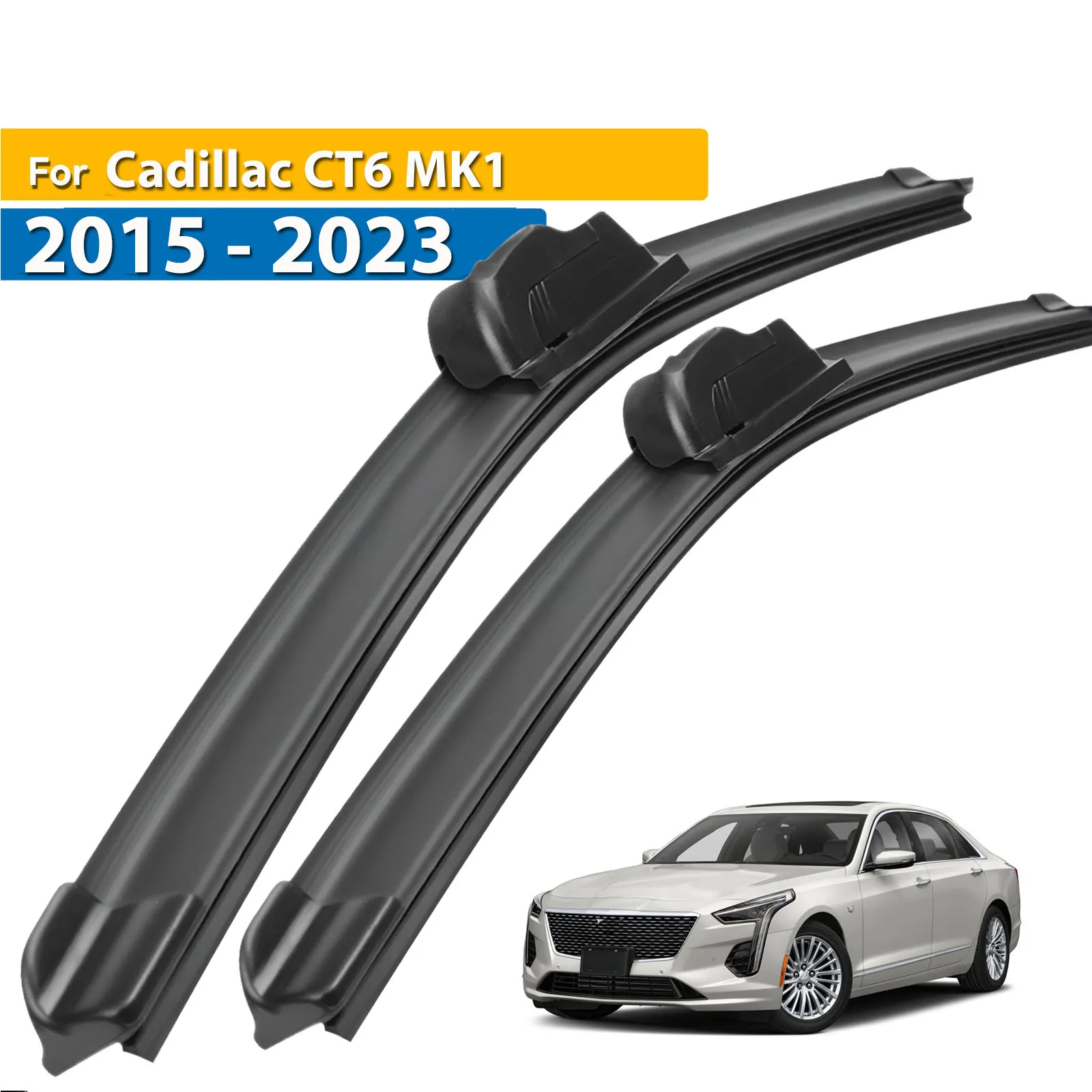 

Erick's Wiper LHD Front Wiper Blades For Cadillac CT6 2015 - 2023 Windshield Windscreen Clean Window Car Rain Brushes 24"+18"