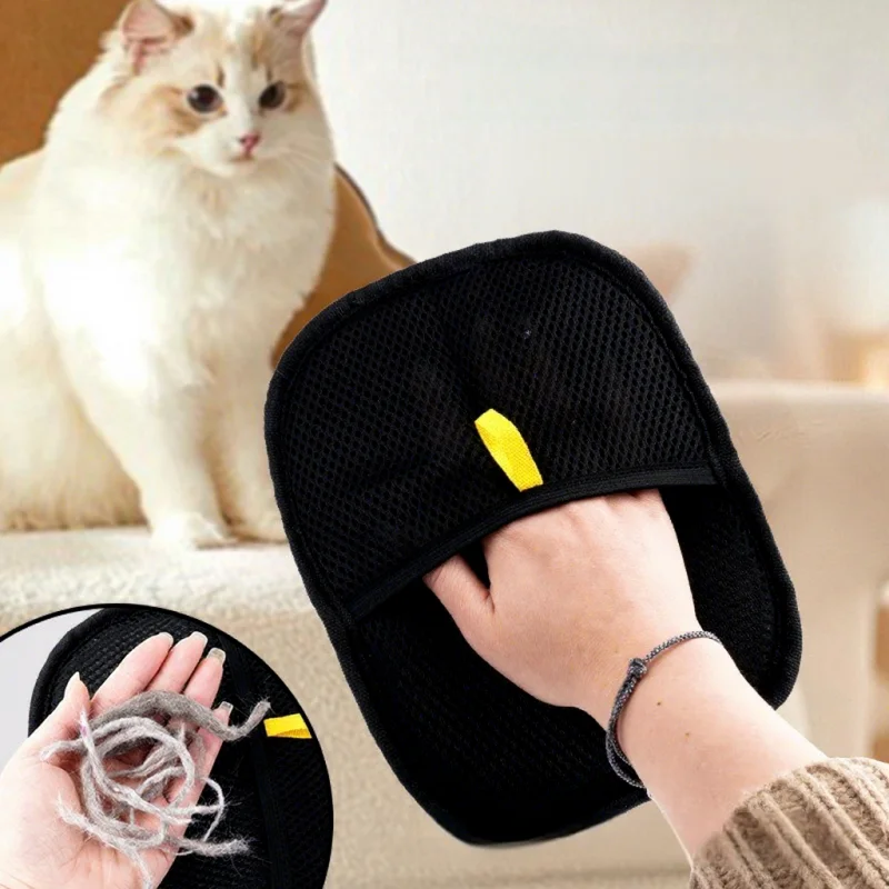 Multi-Functional Pet Hair Cleaning Gloves Pet Ownership Tool Beauty Glove for Easy Hair Collection And Reduced Cleaning Effort