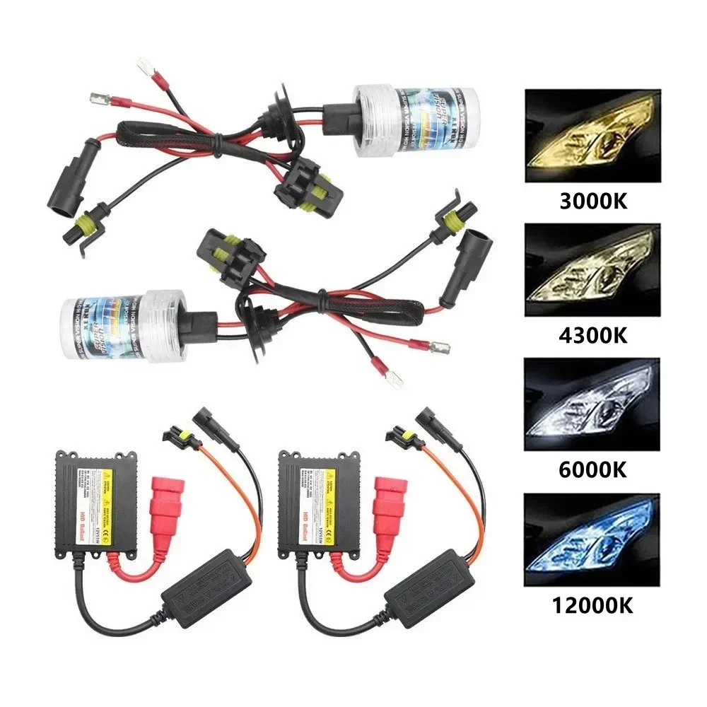 Latest 55W H7 Xenon Kit H1 H3 H11 H8 H9 9005 9006 H4 HIGH Low Hid Headlight 880 881 Hb4 Hb3 Fog Light 4300k 6000k 8000k