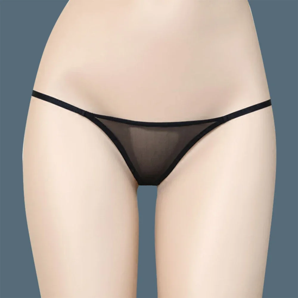 

Women Ladies Sexy Thin Strap Thong String Hot Mesh Sheer Panties Ultra-Thin Briefs Lingerie Knicker Transparent Thongs G-String