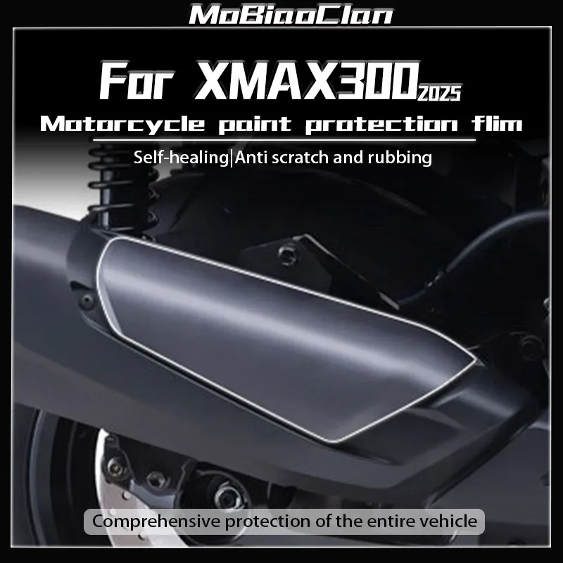 For YAMAHA XMAX300 2025 Motorcycle Invisible Coat Windshield Film Fuel Tank Sticker Modification Scratch Resistant Body Parts