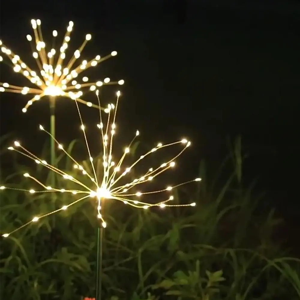 

New Year 90/120 LED Solar Christmas Lights Waterproof 8 Lighting Modes LED Lights Holiday Decoration Garden