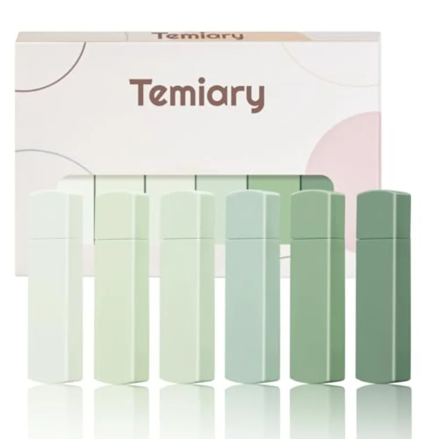 6Pcs Mini White Correction Tapes, Quick Dry Smooth Pull Out for Writing, Aesthetic Cute Correction Tape Set Easy To Use for Stu