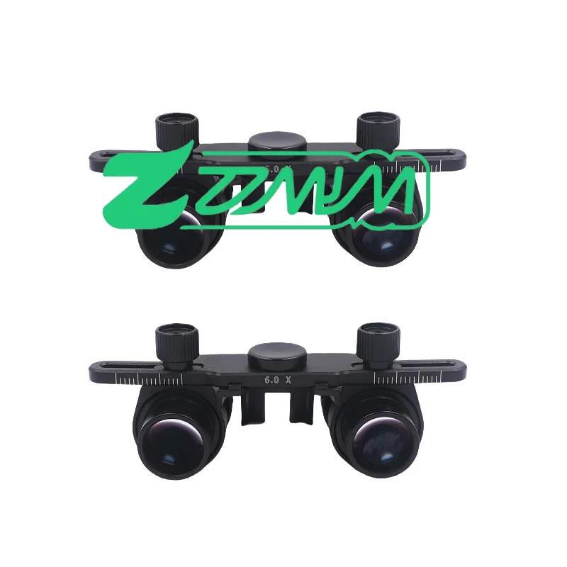 

5X/6X den tal Magnifier Glasses Loupes Accessories den tal LED Headlight Binocular Loupes Dentist Surgical Headlamp Dentistr