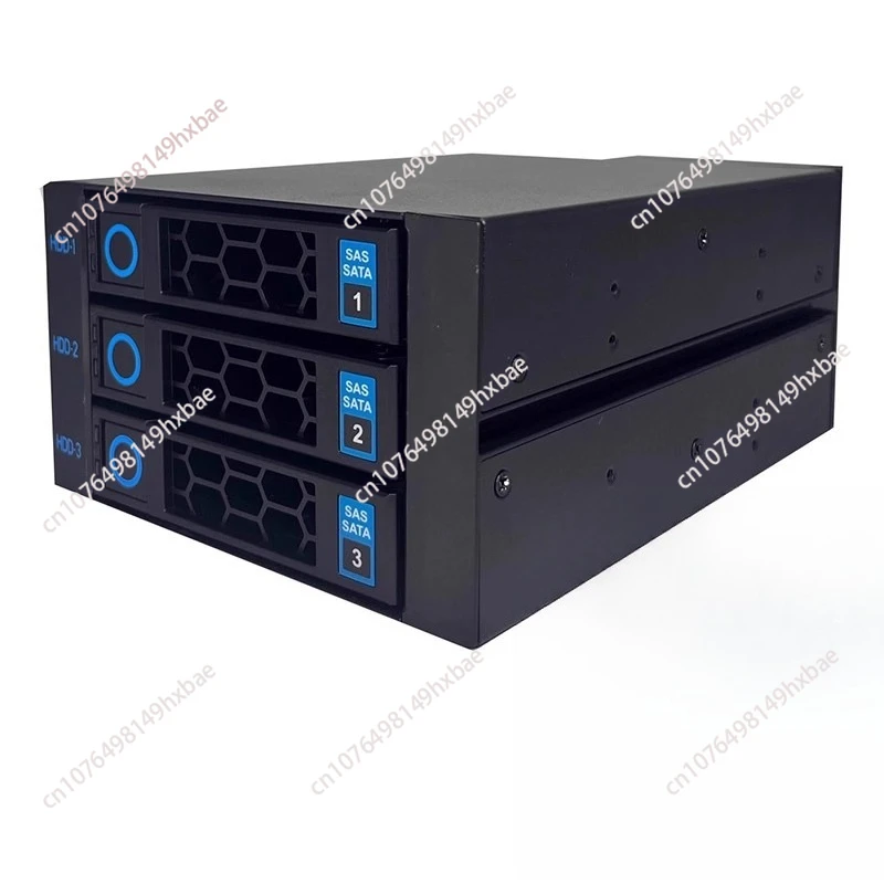 Hot-Swappable Hard Disk Module for Computer Cases with 3 Optical Drive Positions and Backplane Storage Support