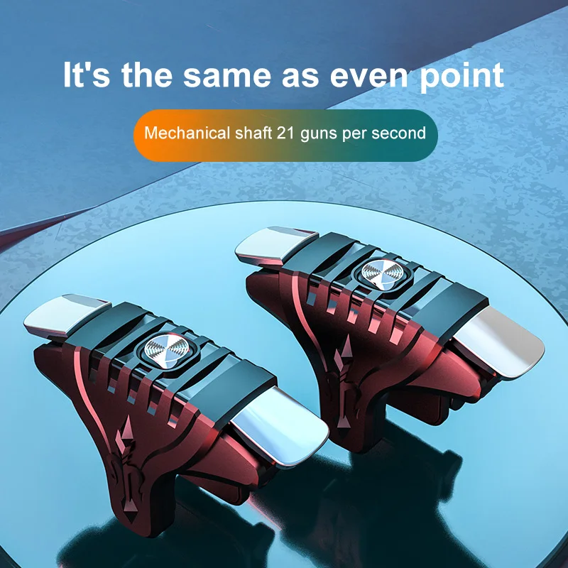 Mobile Gaming Trigger For PUBG Phone Game Controller Gamepad Joystick Aim Shooting L1R1 Pulse Key Button For IPhone Android