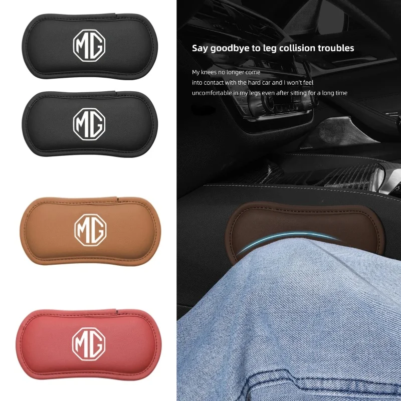 Car Seat Leg Cushion Auto Side Leg Support Pad Auto Knee Cushion Pad For MG ZS MG4 EV MG HS MG3 MG5 EV Marvel R MG ONE