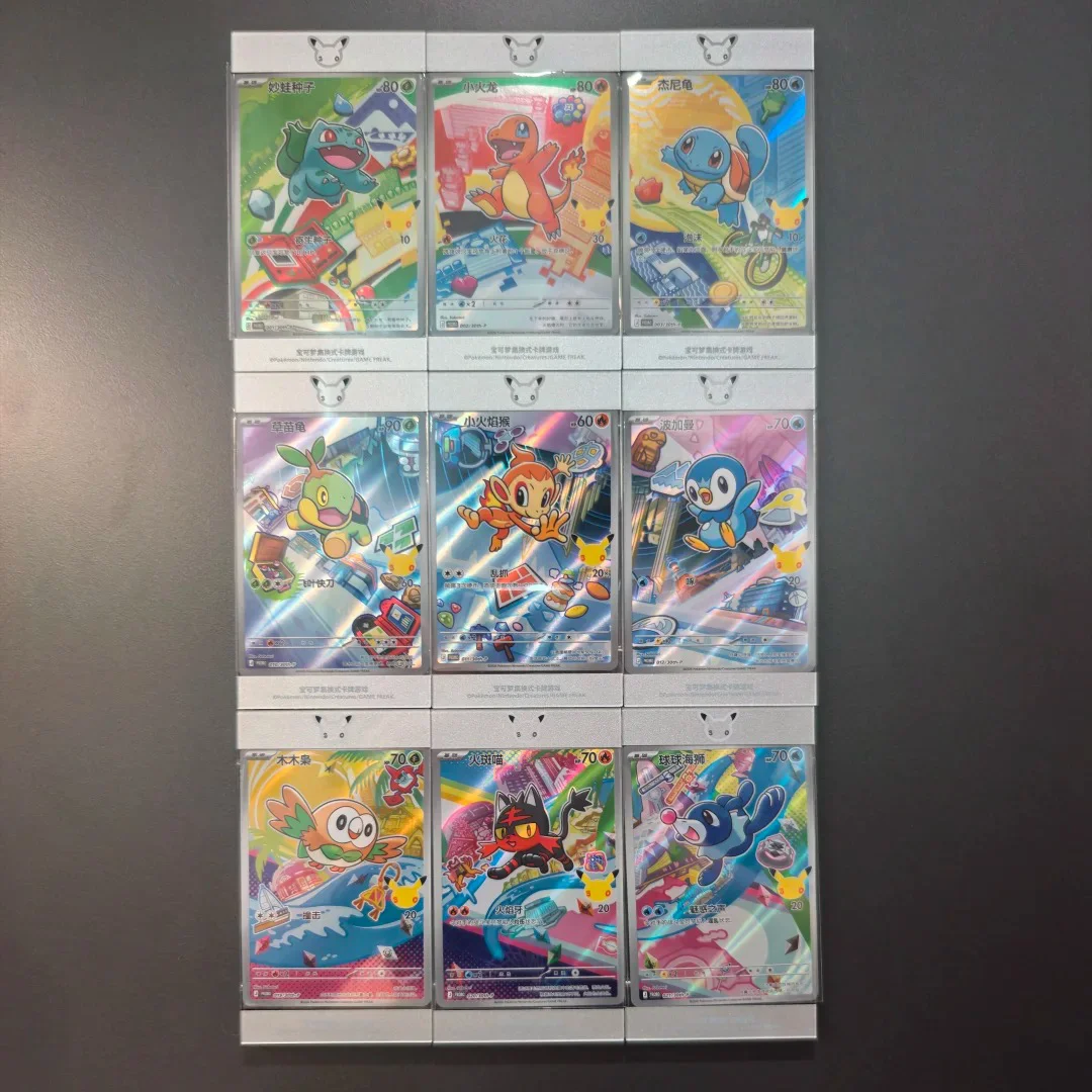 オリジナルポケモン30周年記念ptcgセットファーストパートナースペシャルイラストvol1簡体字中国語版コレクタブルカード玩具