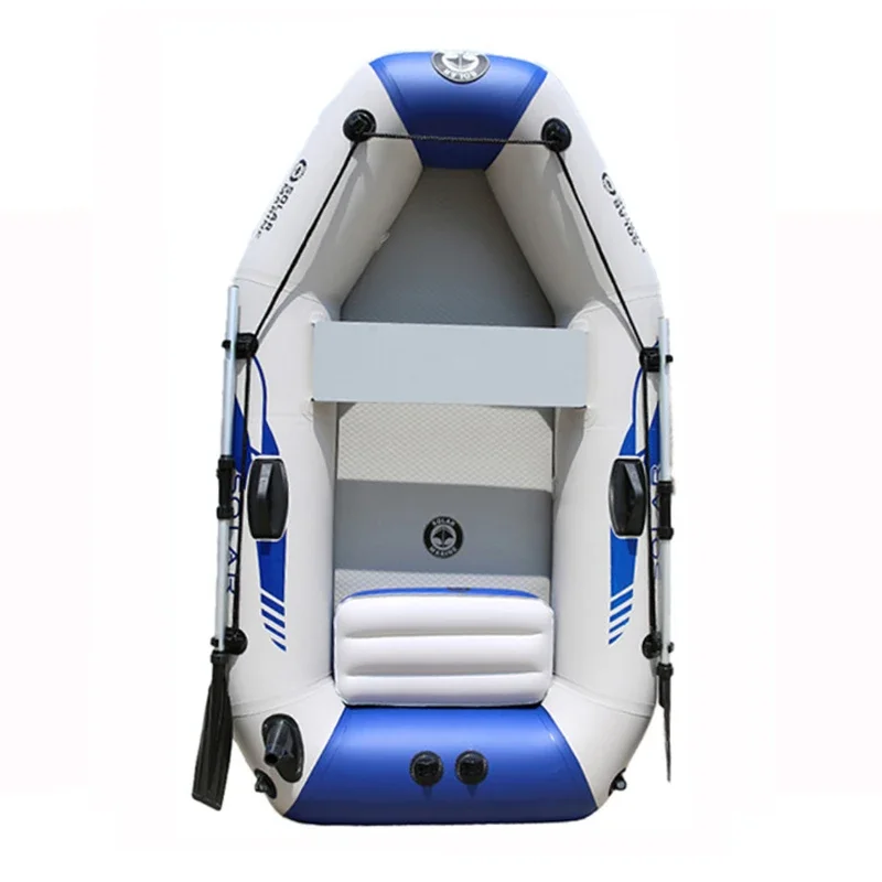 

2024 Popular Portable Kayak Canoe One Person Inflatable Canoeing with Free Accessories