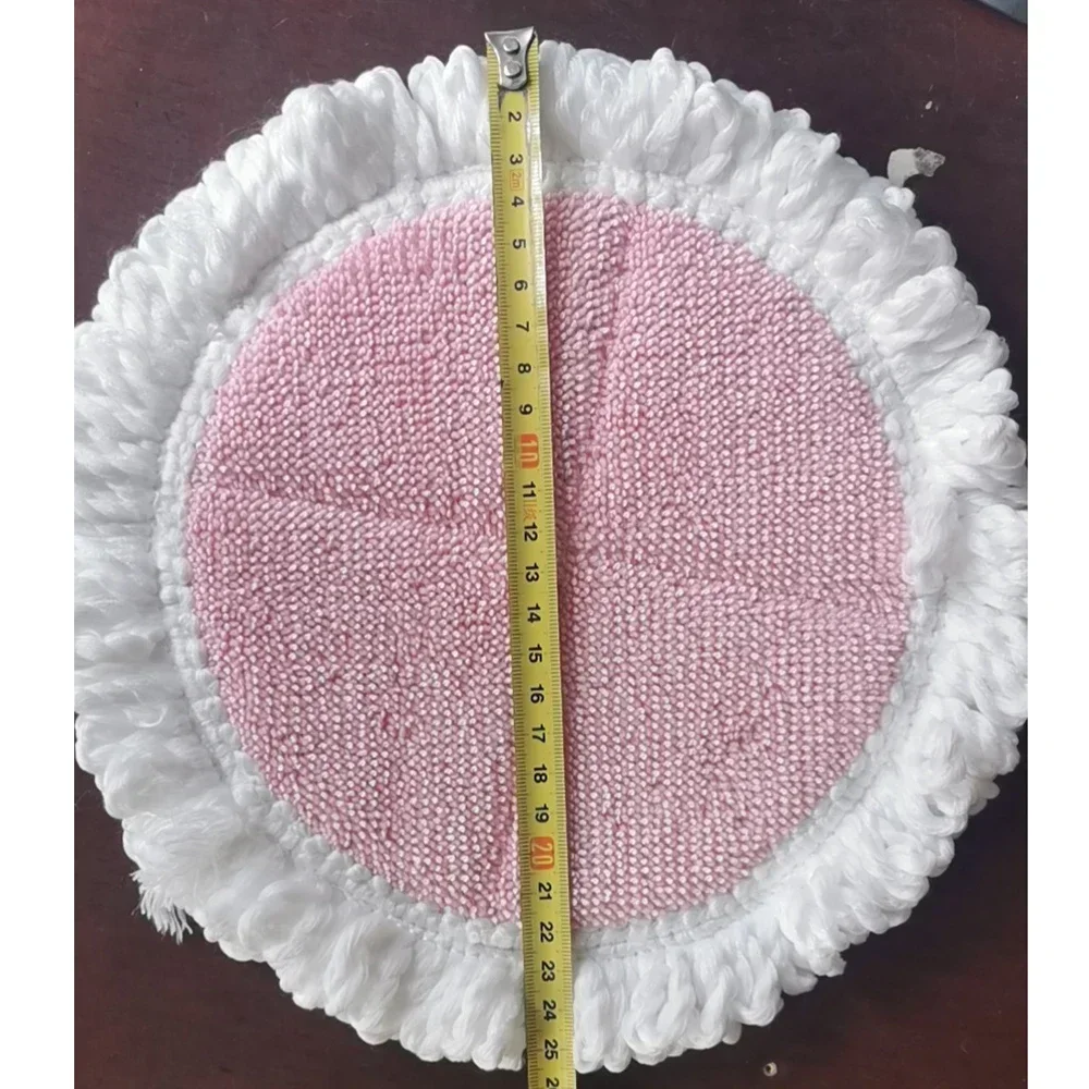 2/4/6Pcs/set Steam Mop Cloths Electric Mop Cleaning Pad For Vmai Steam Engine Mop Pads Pink Round Cleaning Mops Vacuum Cleaner