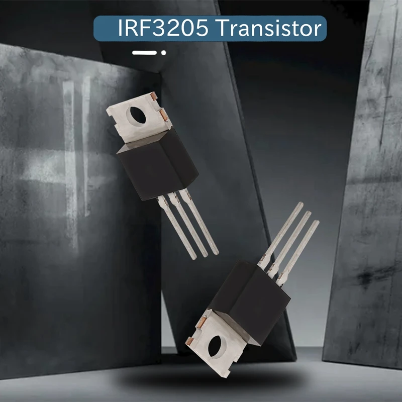 50Pcs 10Types IRF Series Mosfet Transistors Assortment Kit, Including IRFZ44/510/520/530/540/640/740/840/3205/9540