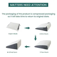 Triangle Wedge Pillow for Sleeping Acid Reflux After Surgery 10