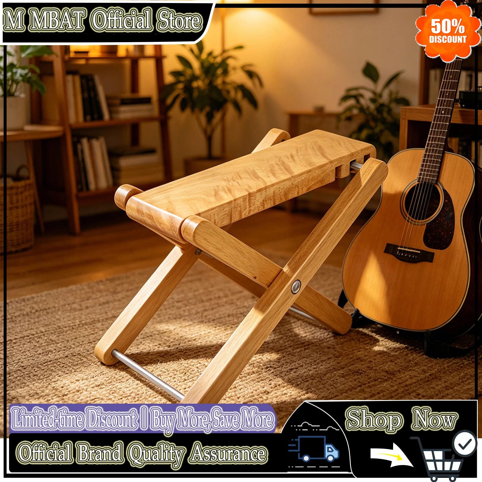 m-mbat-posture-plus-apoio-de-pe-para-guitarra-de-madeira-–-apoio-de-pe-para-guitarra-de-madeira-macica-com-3-niveis-de-altura-ajustavel-dobravel-e-portatil