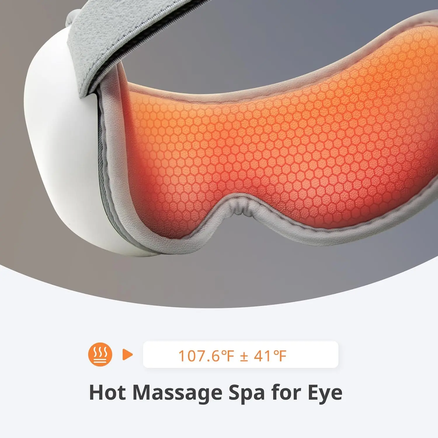 Eye Massager with Heat for Migraines Eye Mask with Bluetooth Airbag Eye Care Device for Eye Strain Relief Dry Eye Improve Sleep