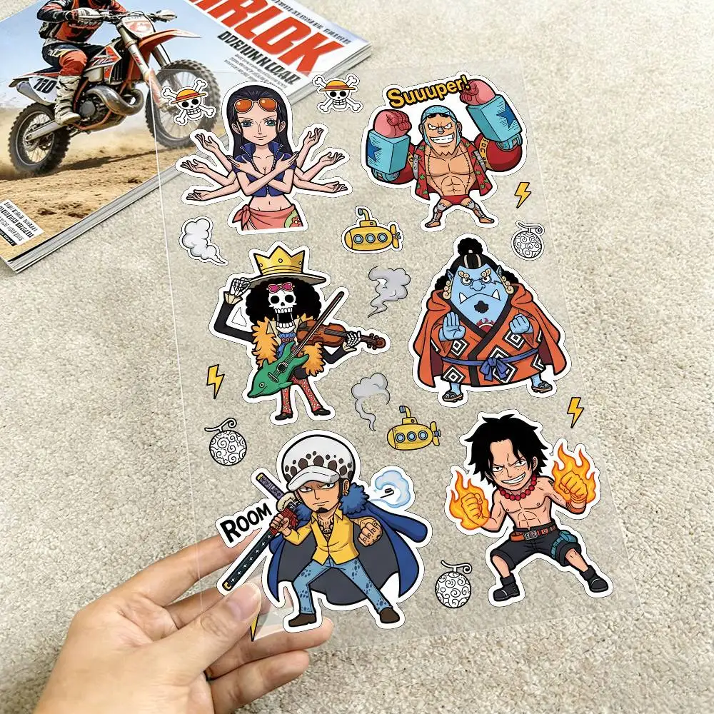 

Светоотражающие наклейки для мотоциклов ONE PIECE, водонепроницаемые виниловые наклейки для мотоциклетных шлемов, топливных баков и велосипедов