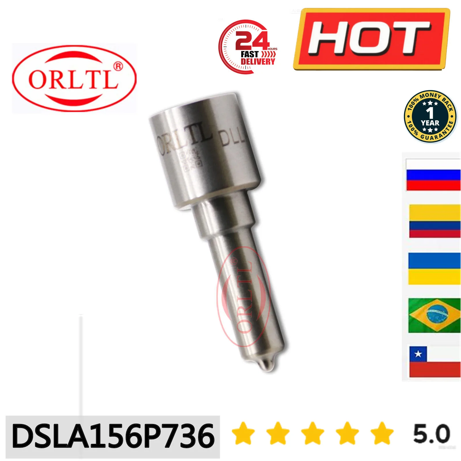 

DSLA156P736 Форсунка 0445110071 0445110072 0986435071 0986435004 6110700487 640700487 6110700587 6600700187 6110700687