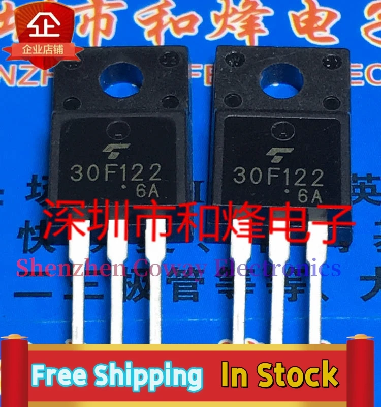 10PCS-30PCS  30F122 GT30F122  TO-220F MOS  In Stock Fast Shipping