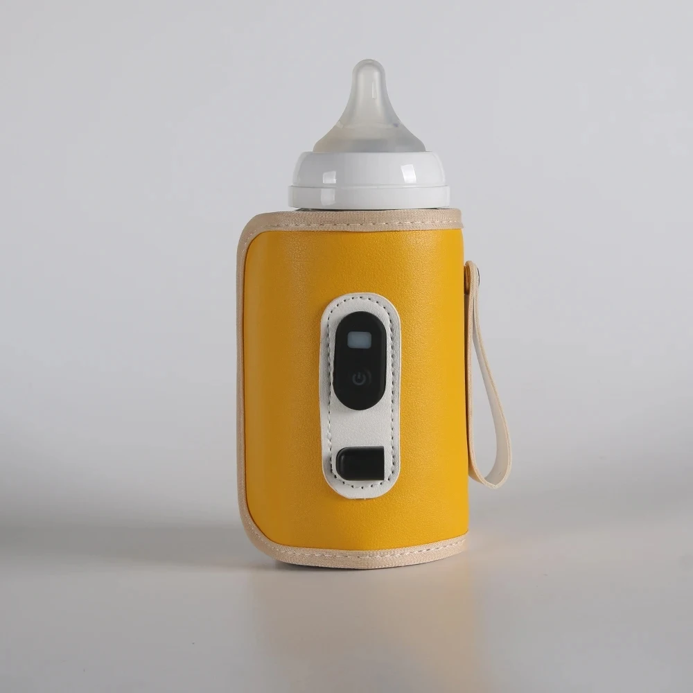 Portable Baby Bottle Insulation Sleeve, Baby Milk Insulation Device with LCD Screen, USB Insulation Bottle for Car Travel