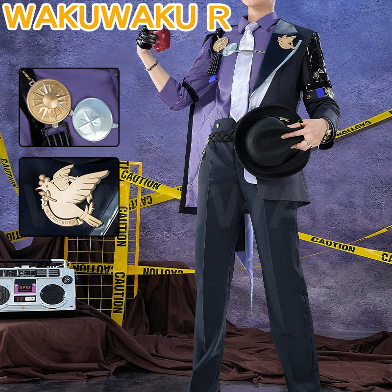

Hugo Косплей Костюм Игра Zenless Zone Zero【S-3XL】WakuWaku-R ZZZ Мужской костюм вампира Hugo Vlad Ravenlock Косплей Плюс Размер