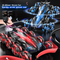 Eight wheels 2.4G gesture sensing 360° Climbing drift Stunt off-road vehicle RC Racing Spray Music Toy Remote Control Car gift