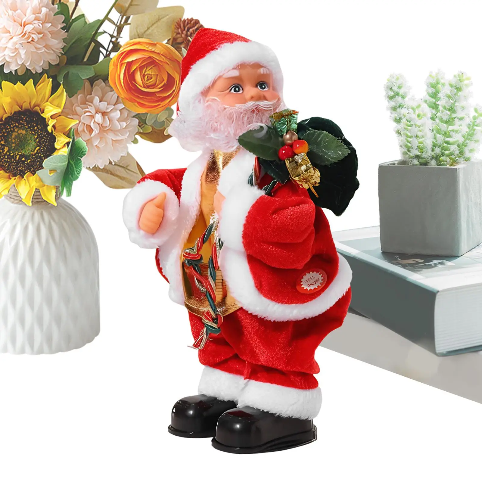 

Dancing Santa Electric Figurine Hips Shaking Singing Santa Claus For Adults Teens Home Decor Nursery Winter Festival Bedroom