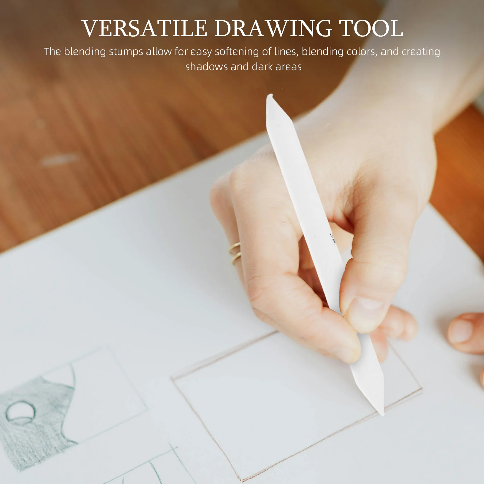 

1 set Drawing Tools Paper Art Art Supplies For Adults Supplies Stumps Sandpaper Sketching Wiper Easy Blending Durable