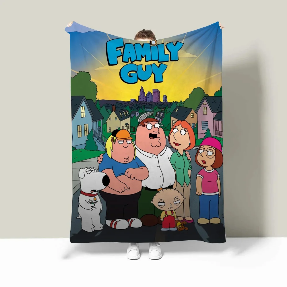 Family Guy Microfiber Blanket King Size Hairy Blankets for Bed Throw Blankets & Throws Luxury Bedding Sofa Cover Blanket Nap Fur