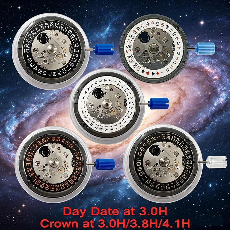 

Original NH35 Movement Crown at 3.0/3.8/4.1H NH35a Self-winding Automatic Movement Fits SKX007 SKX009 SRPD GMT Watch Mods Parts
