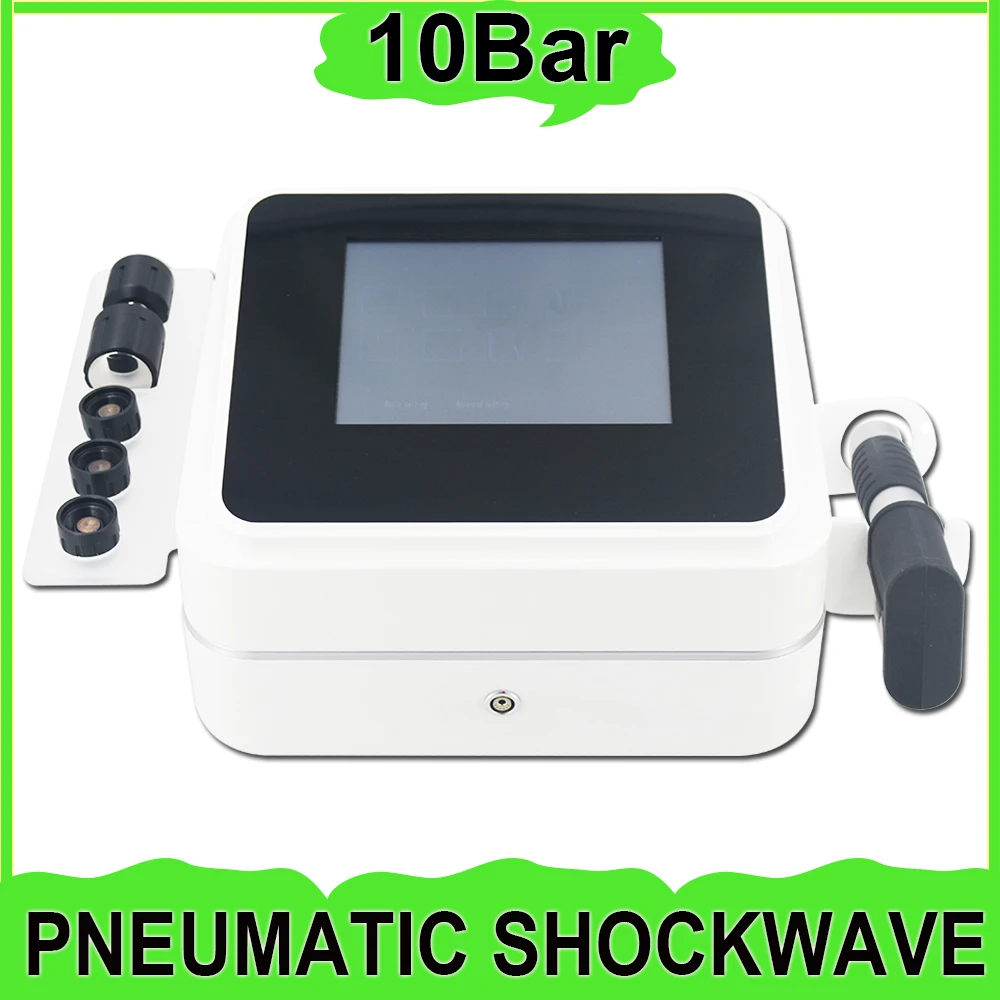 

Shockwave Therapy Machine 10 Bar Pneumatic Shock Wave Device For ED Treatment Effective Pain Relieve Muscle Relaxation Massager