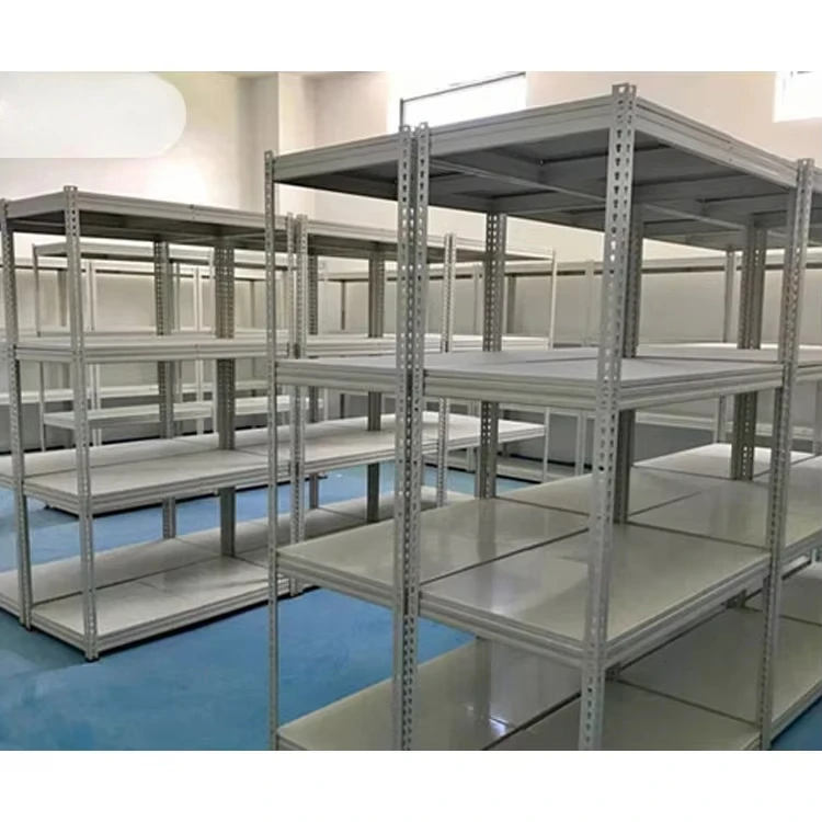 Light/Medium Duty Steel Storage Shelves Customized Rack Shelves Capacity 200-500kg Boltless Corrosion Protection Easy Install