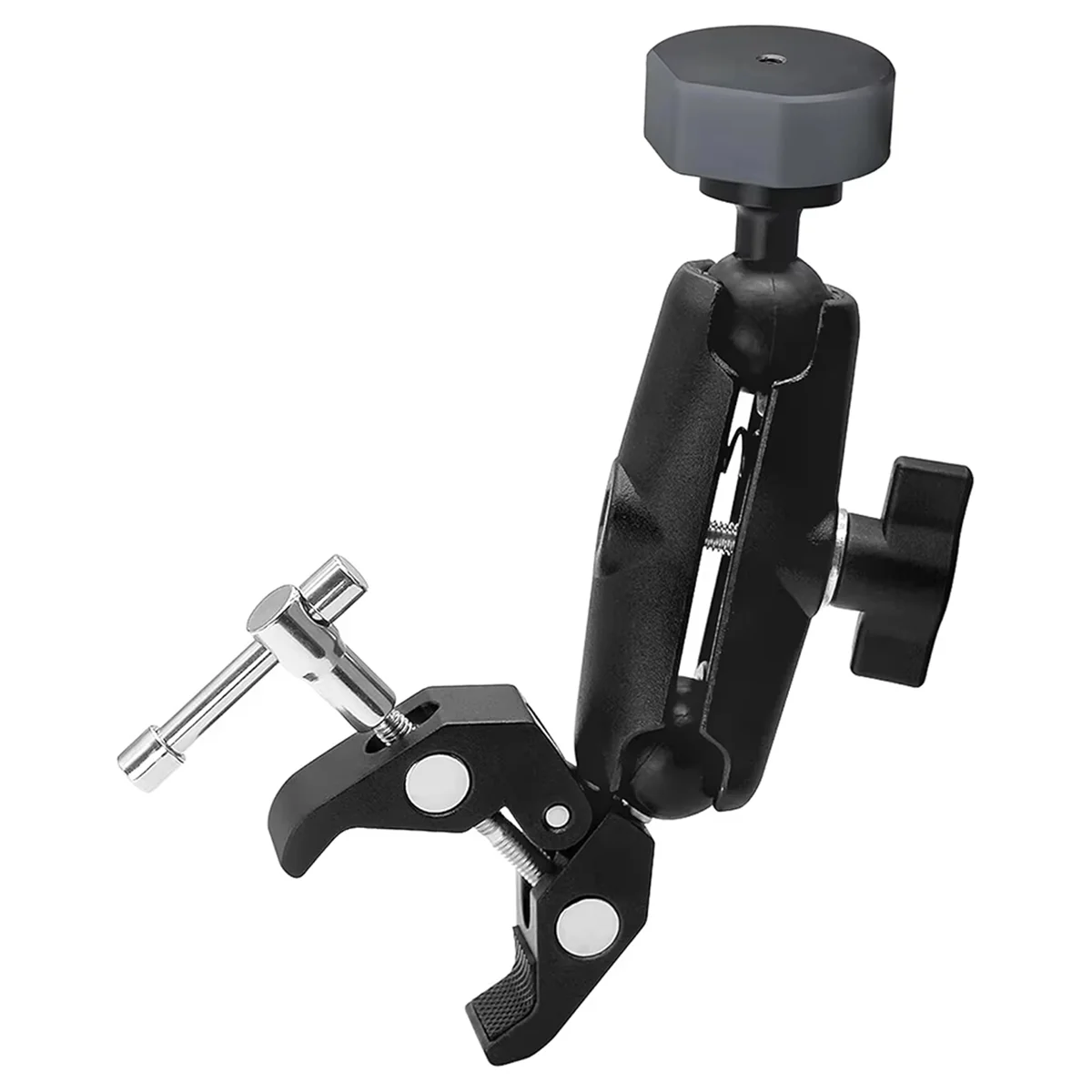 

N18R For Mini Mount Adjustable Clamp Bracket Kit Clamp Mount for RV Ladders Roof Rack Balcony