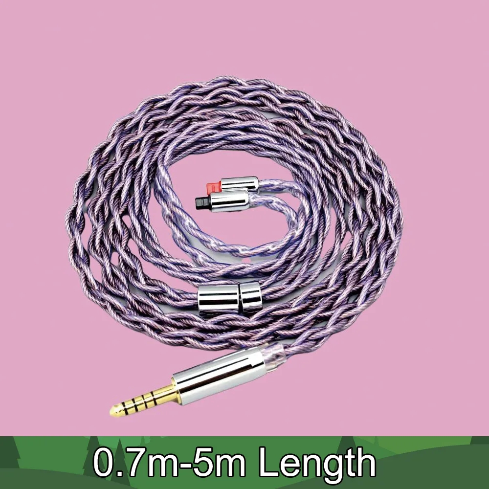 

Type2 Earphone Cable for Audio-Technica ATH-IM50 IM70 IM01 IM02 IM03 IM04 1.8mm 140 cores litz 7N OCC 7870