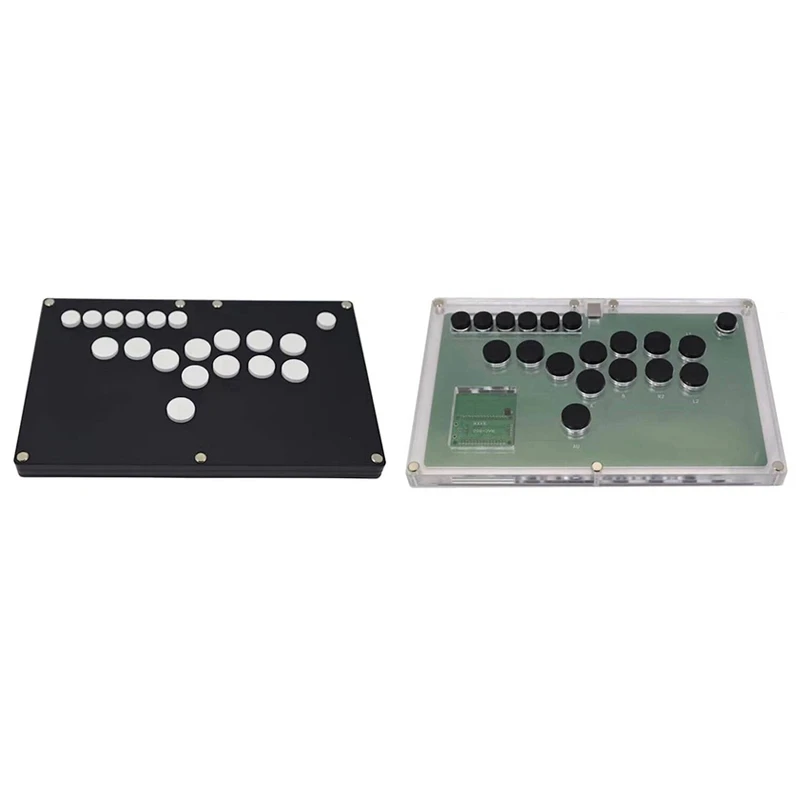 

HOT-DIY Ultra-Thin All Buttons Hitbox Arcade Joystick Fight Stick Game Controller For PS4/PS5/PC/ USB Hot-Swap Cherry MX