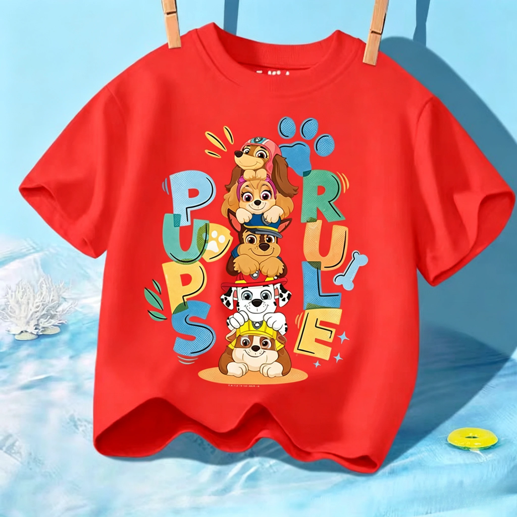 キッズ パウ・パトロール カートゥーン グラフィック ベビー - Summer Clothing Baby Boy のレビューと価格