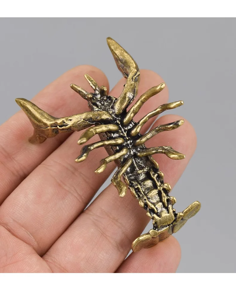 حامل قلم جراد البحر الرجعية زخرفة سطح المكتب، سهل الإمساك، حامل قلم عملي، حامل أقلام بألوان زاهية، محاكاة الطلاب #4