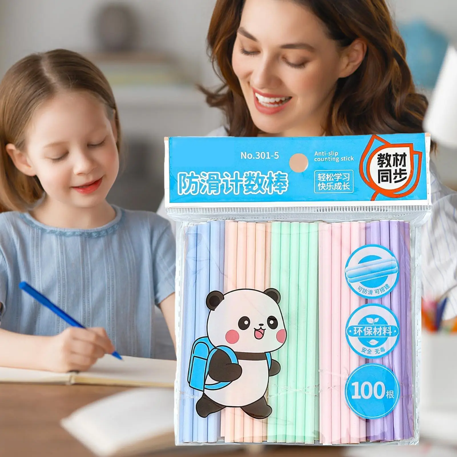 Math Sticks For Counting 100-Piece Learning Educational Toys Preschool Math Toys Kids Number Sticks For Boys Girls Children