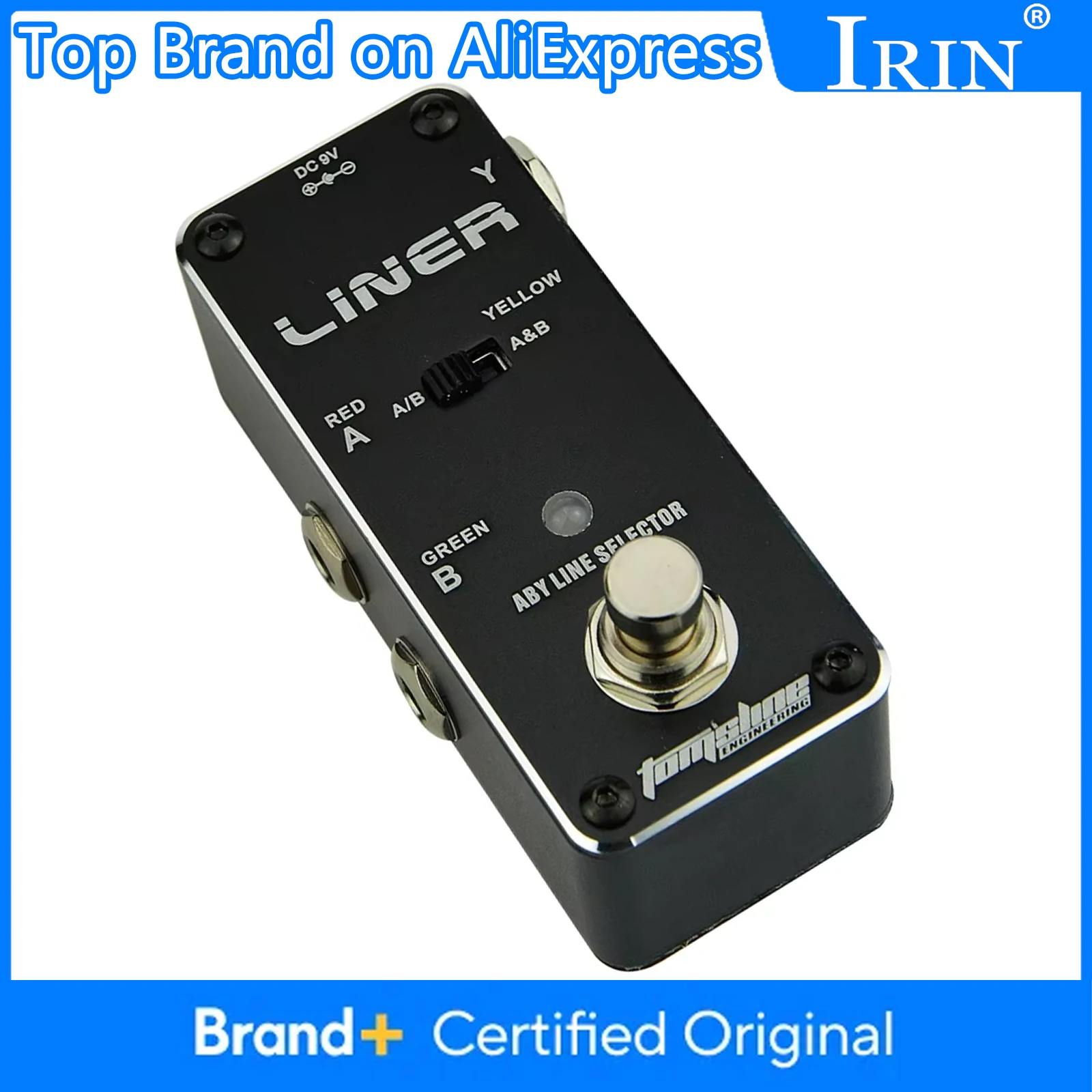 

Aroma ALR-3 гитарная педаль эффектов вкладыш для выбора линии электрогитары педаль эффектов True Bypass Запчасти и аксессуары для гитары