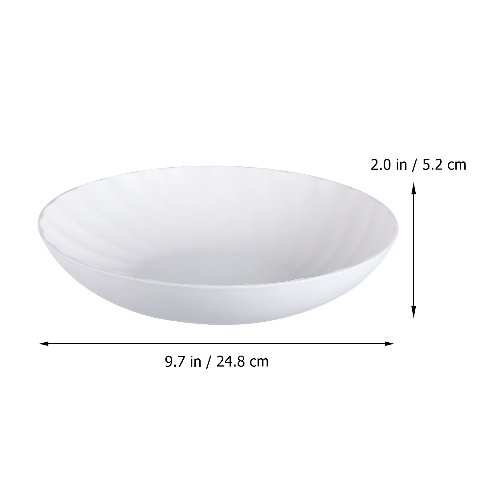 

5Pcs Candy Plate Round Storage Tray Plastic Fruit Snack Serving Plate Household Dessert Tray Food Container