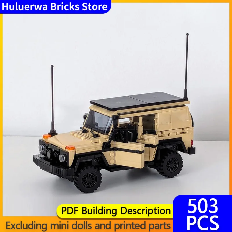 

Модель скоростного гоночного автомобиля MOC, строительные кирпичи G350 D, внедорожник, модульная технология, детские праздничные подарки, сборные игрушки, костюм