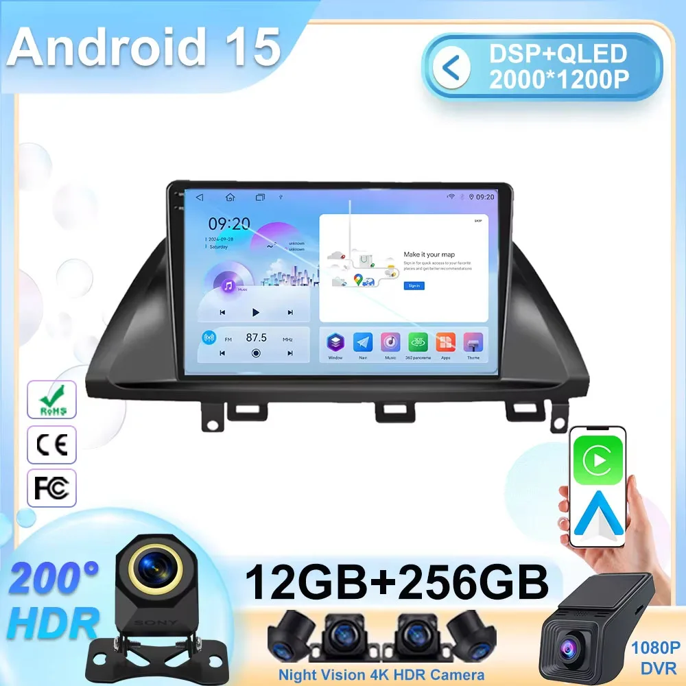 

Multimedia Android 15 For Honda Odyssey 2005-2010 Car Radio Video GPS Navigation Wireless Bluetooth Carplay Touch Screen Stereo