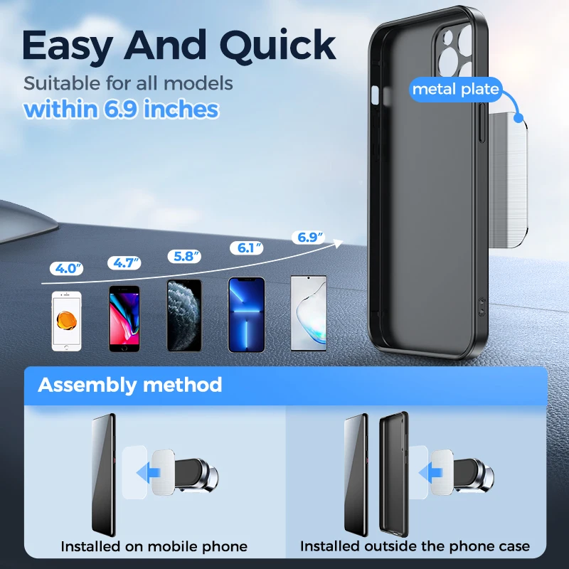 Joyroom 2Pcs Mini Magnetische Auto Telefon Halter Upgrade 8X Magneten Magnetischen Metall 360 ° Rotation Telefon Halterung Für iPhone xiaomi Huawei