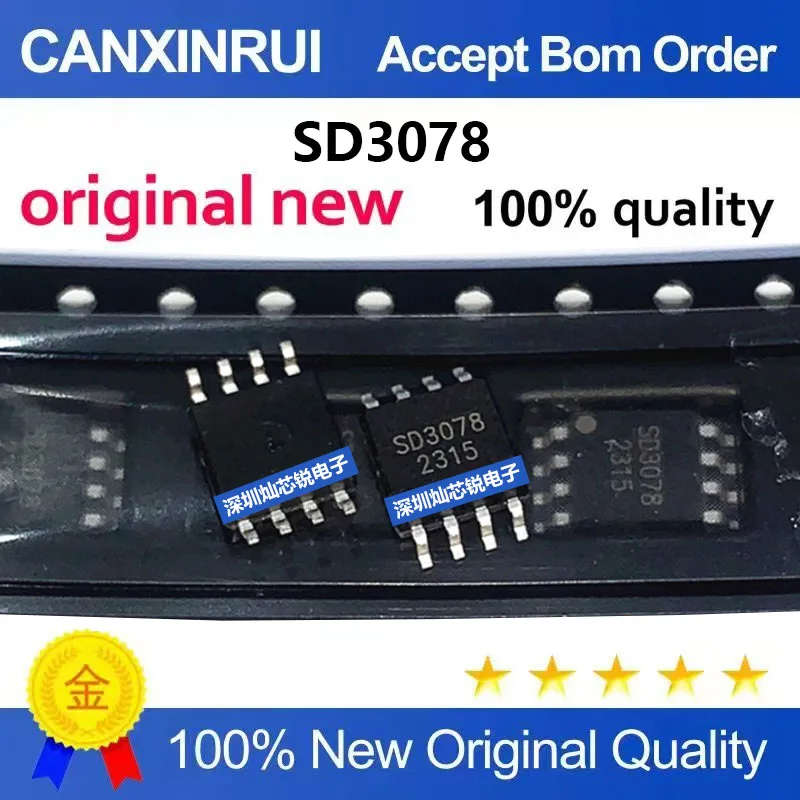 (5pieces)Brand New Original SD3078 SD3178 SD3031 SD3077 SMD SOP8 Real-Time Clock Chips