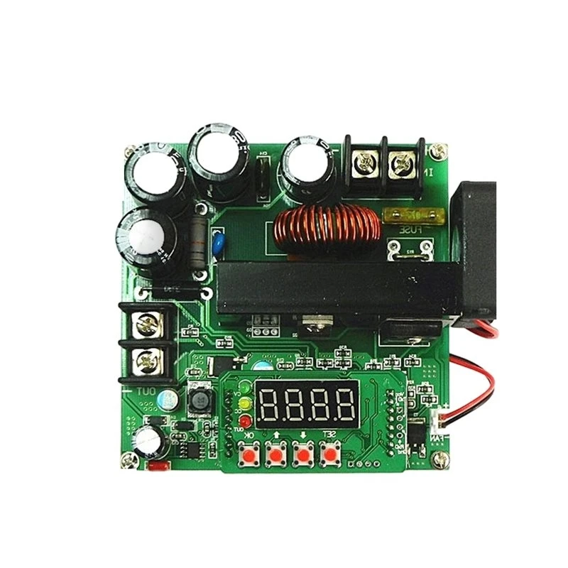 ABJN-For DIY Projects Compatible BST900W DC-DC Boost Converter 120V 10A Step Up Module With LCD Display Voltage Transformer