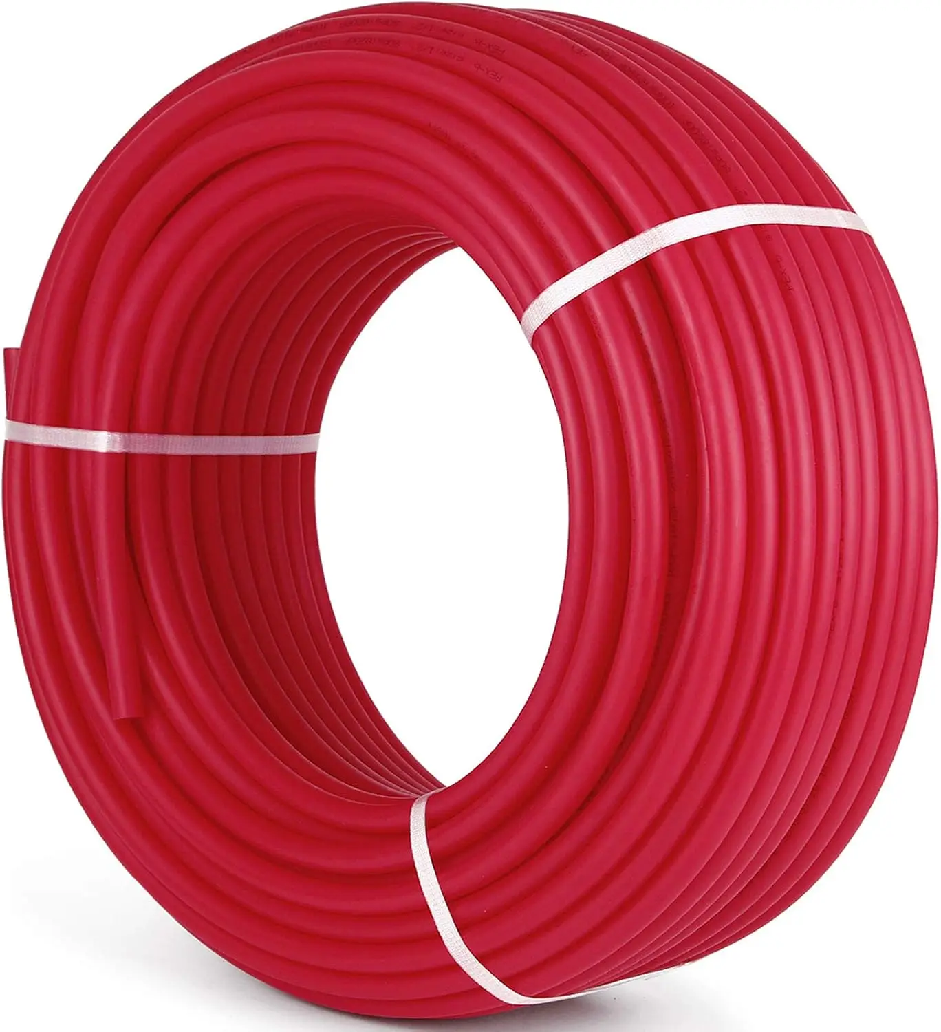 Oxygen-Barrier PEX Tubing 300Ft Red 1/2 Inch Radiant Floor PEX Pipe Radiant Heat Floor Heating Plumbing Cold Hot Water Tubing