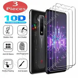 Vidrio templado de 3 piezas para ZTE Nubia Red Magic 7 Pro RedMagic 7Pro 6R 6s 6 Play 5G 5S 3S 3 6Pro, película protectora de pantalla